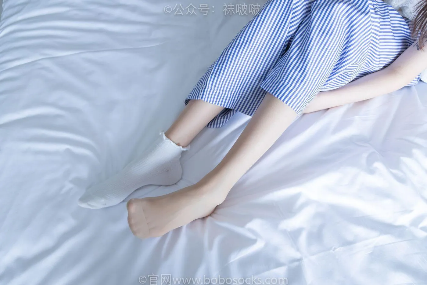 [BoBoSocks袜啵啵]NO.027 稚予- vans、白色棉袜、肉丝 [136P]插图4